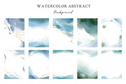 Watercolor Abstract Background, a Background Graphic by Yorda Studio (Thumbnail 2 of 11)