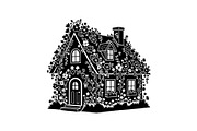 Cute House Silhouette Bundle, an Illustration by Designs_River (Thumbnail 14 of 31)