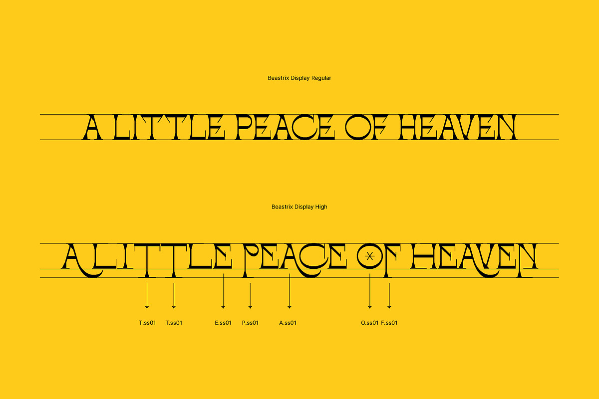 AO Beastrix - Display Typeface, a Font by OwunStudio (Photo 8 of 22)