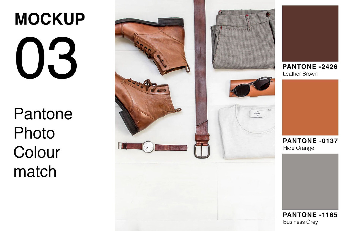 Pantone Colour Mockup Bundle, a Wearable Device Mockup by Tropical Type (Photo 5 of 11)