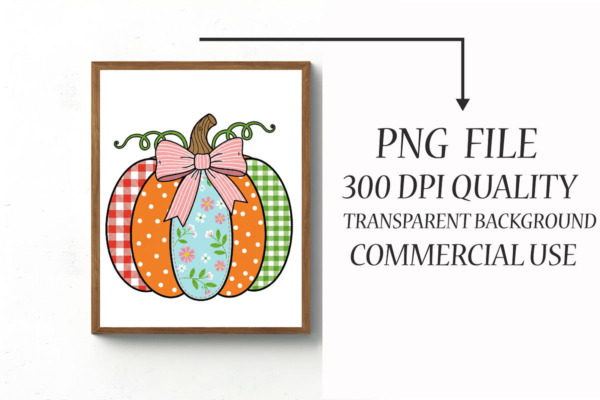 Fall Pumpkin Png, an Illustration by Libby Wishes (Photo 3 of 6)