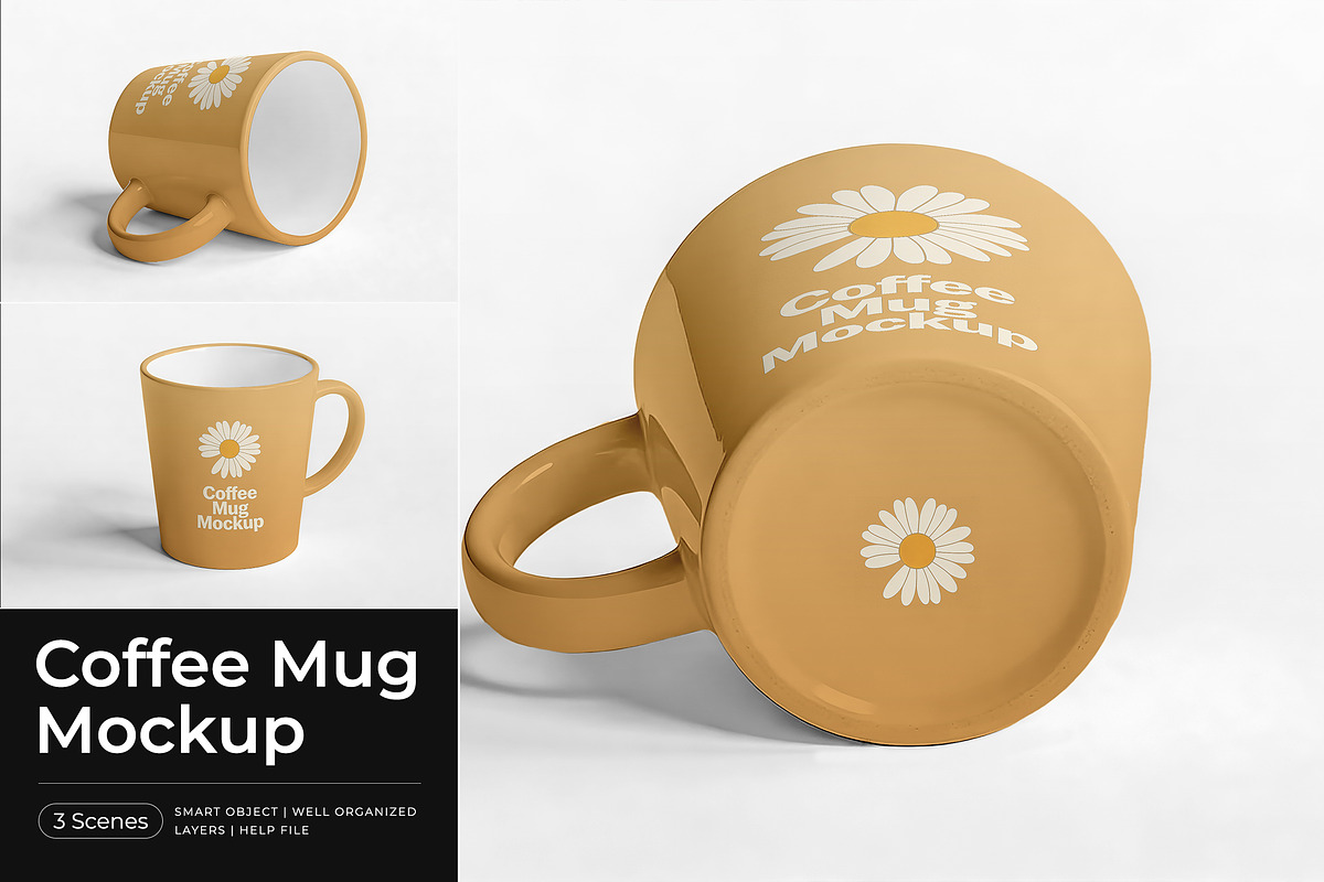 Coffee Mug Mockup, a Product Mockup by Pitchlook.Studio (Photo 1 of 4)