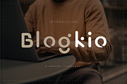 Blogkio, a Font by geengraphy (Thumbnail 1 of 4)