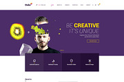 Oslo - Material Design PSD Website, a Websites & App Template by Milo Studio (Thumbnail 3 of 13)