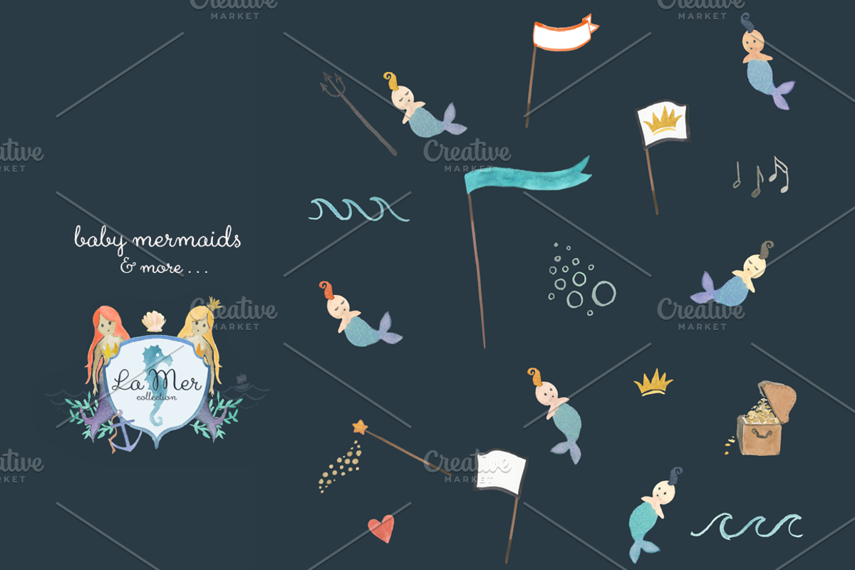 La Mer Crest collection, an Illustration by KLUGE+CO (Photo 11 of 14)