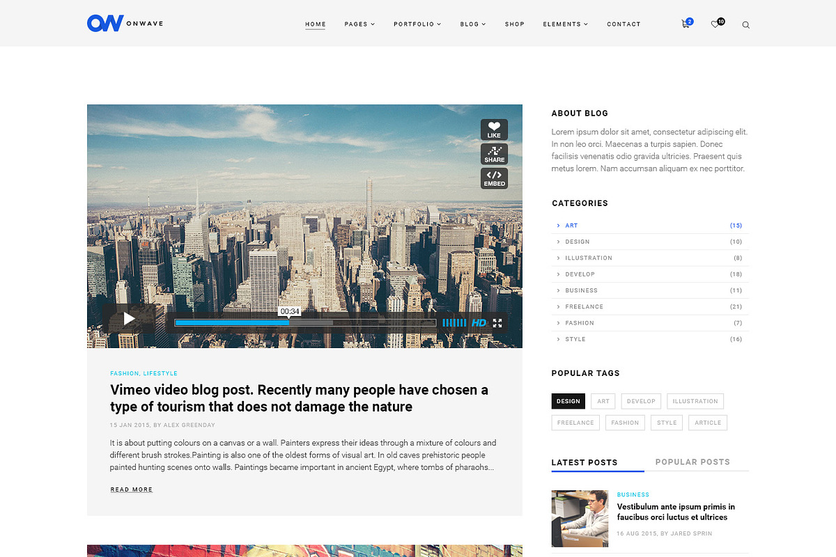 OnWave — Multipurpose PSD Template, a Websites & App Template by ScienteCraft (Photo 21 of 51)