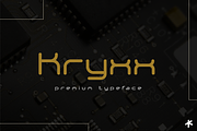 Kryxx, a Sans Serif Font by KPH (Thumbnail 1 of 3)