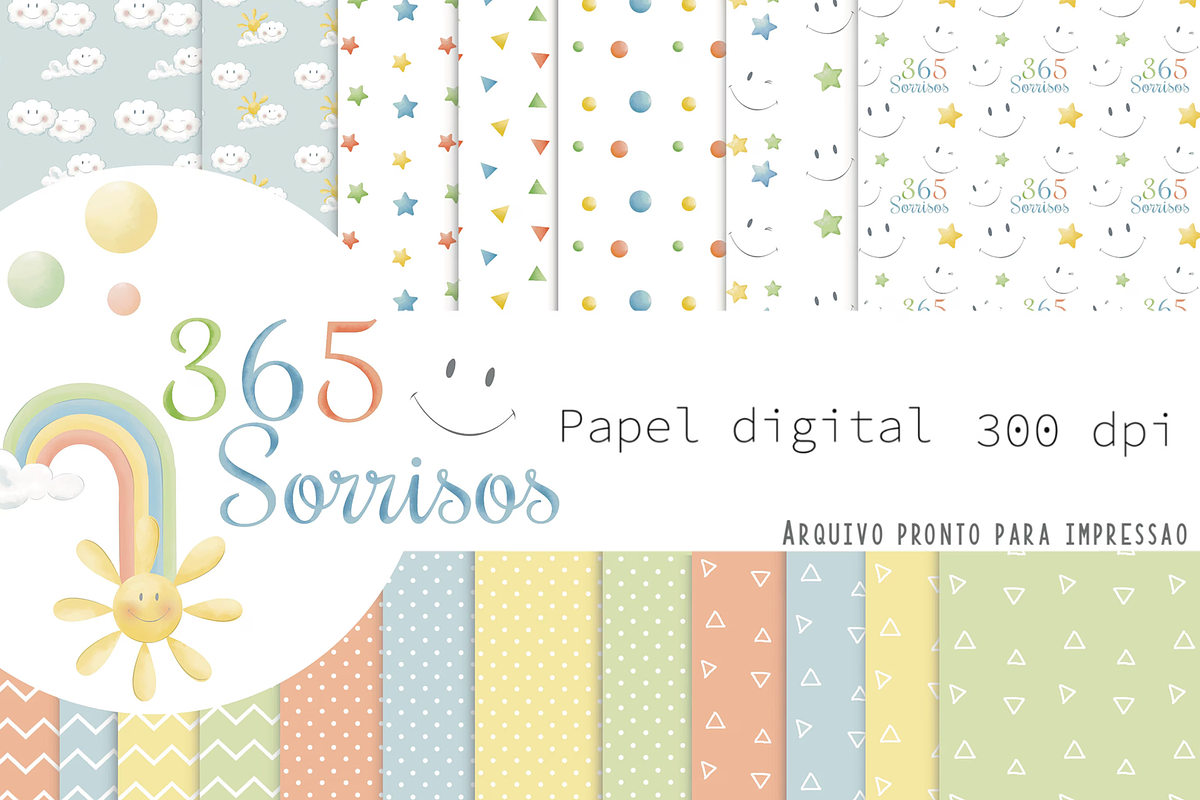 365 Smiles, smiley face, rainbow, an Illustration by Lolytop Studio (Photo 1 of 4)
