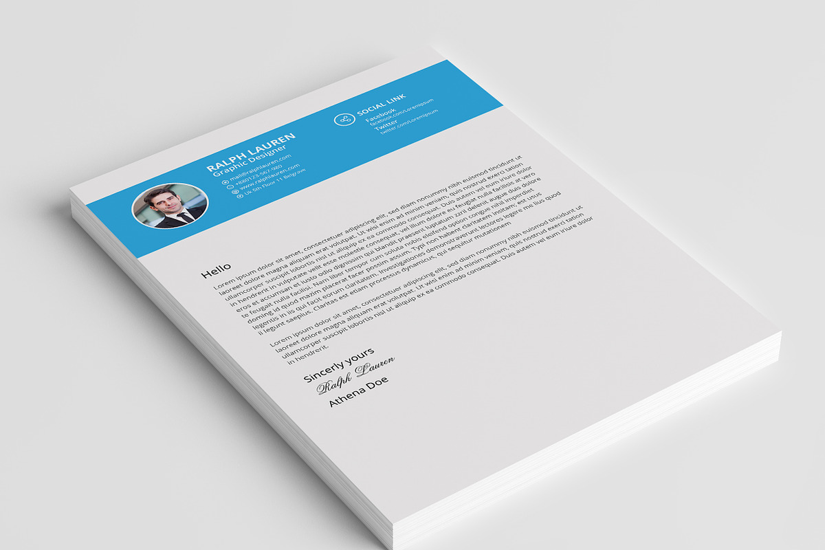 Awesome Resume/Cv, a Resume Template by Themefisher (Photo 2 of 5)