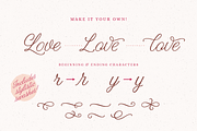 Lockhart- Romantic Script Font, a Script Font by Danielle Eneh (Thumbnail 7 of 11)