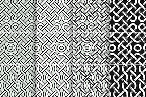 Celtic Knots Seamless Patterns