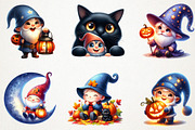 Halloween Cute Smiling Baby Gnome Su, an Illustration by RobertsArt (Thumbnail 7 of 7)