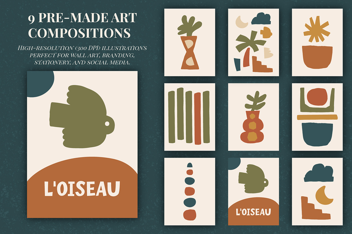 Abstract Modern Gallery Collection, a Decorative Illustration by Le.nart (Photo 2 of 8)
