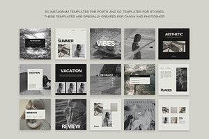 Aesthetic Instagram Templates IX