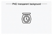 Weight Scale Icons Line Set, an Outline Icon by Designfour (Thumbnail 4 of 7)