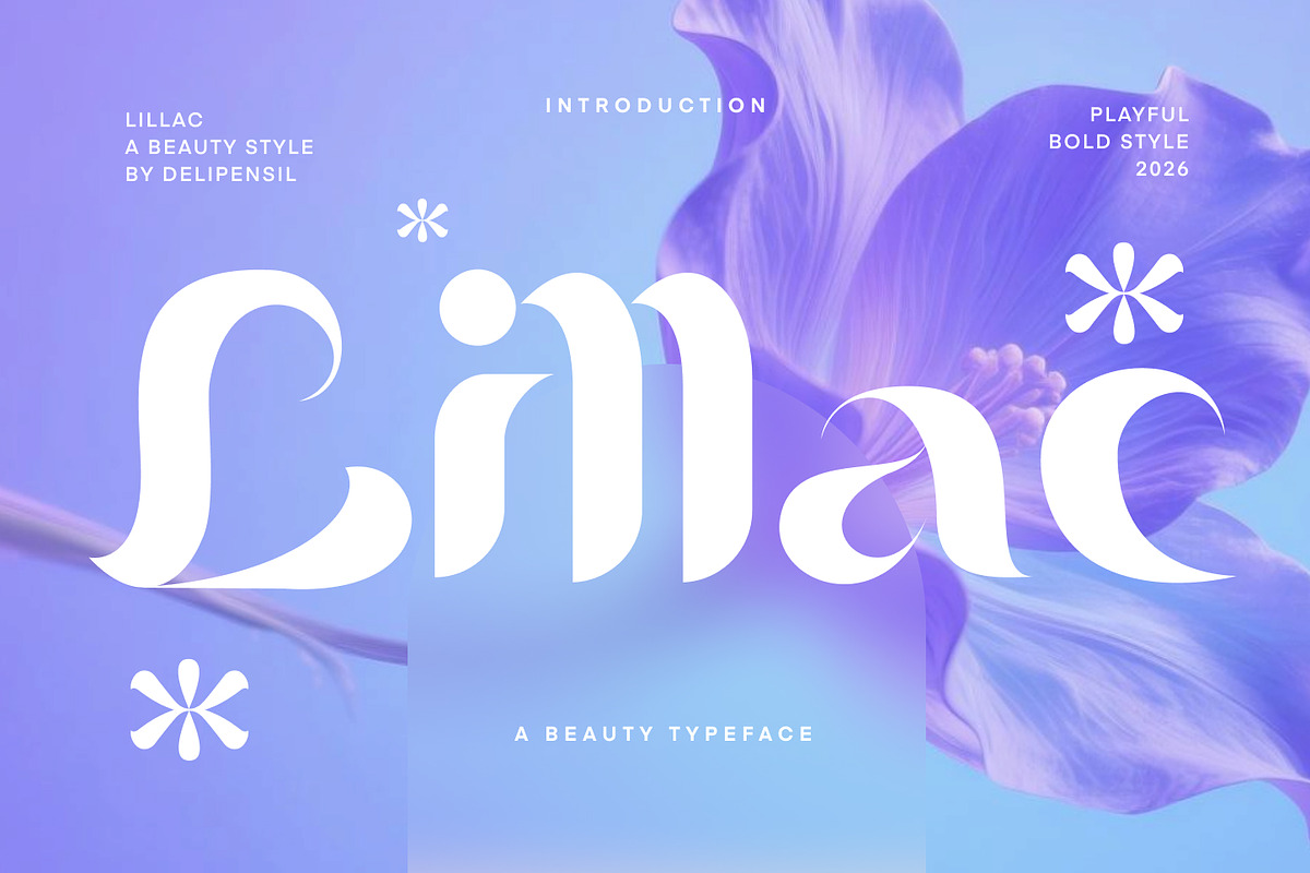 Lillac - A Elegant Beauty Typeface, a Serif Font by delipensil (Photo 2 of 10)