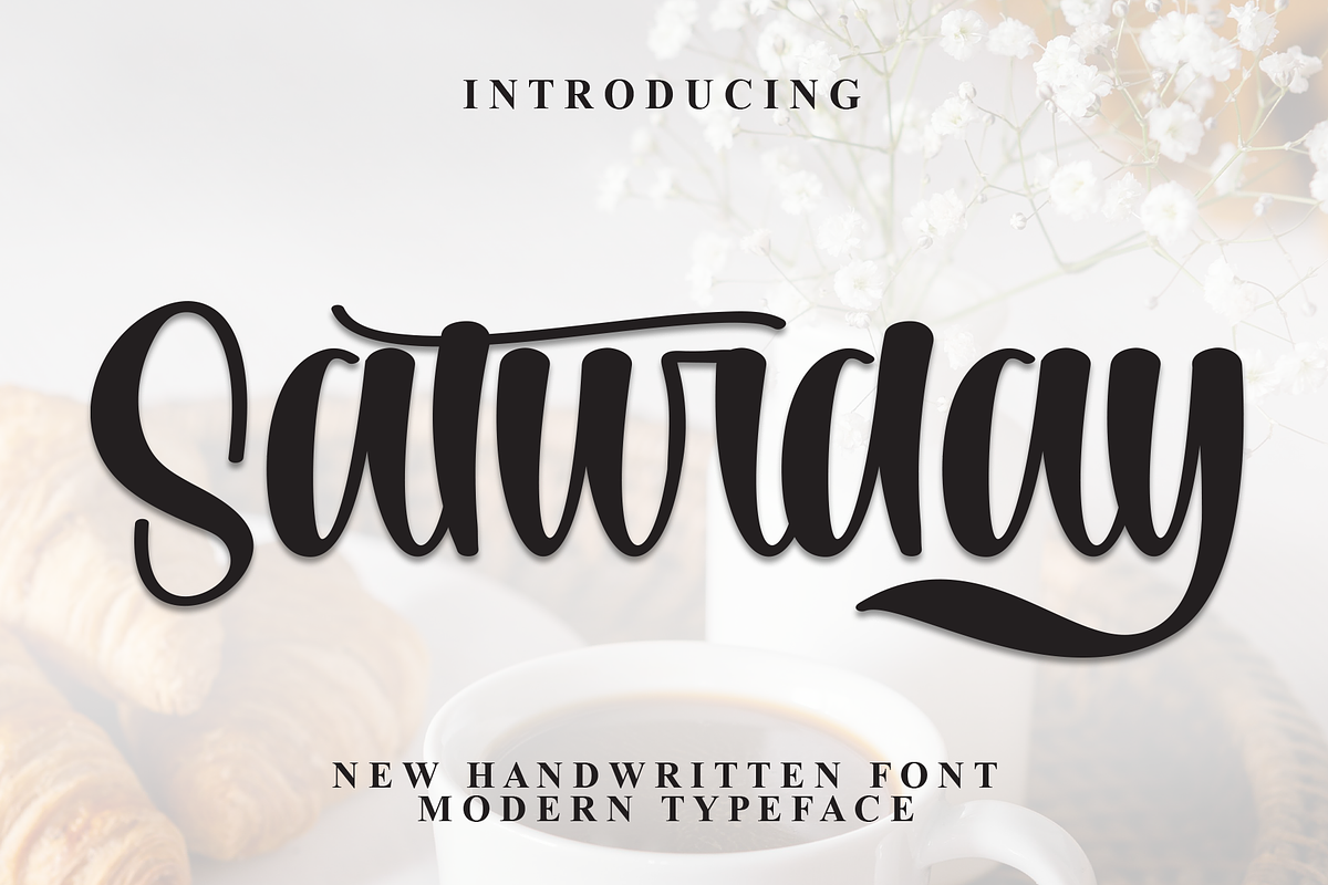 Saturday | Script Font, a Handwritten Font by Scratchones (Photo 1 of 9)