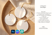 Ornament Mockup Set of 3, a Household Mockup by EmpaviMockups (Thumbnail 1 of 5)