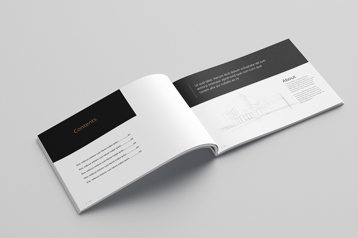 Architecture Brochure, a Brochure Template by azadcsstune (Photo 2 of 9)