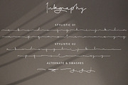 Inkgraphy Handwritten Script Font, a Script Font by MJtypefoundry (Thumbnail 9 of 10)