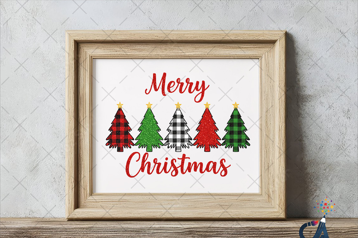 Merry Christmas Tree Png, an Illustration by Creative Art (Photo 4 of 6)