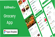 Edifresh - Grocery App Ui Kit, an App Template by NextifyApps (Thumbnail 1 of 4)
