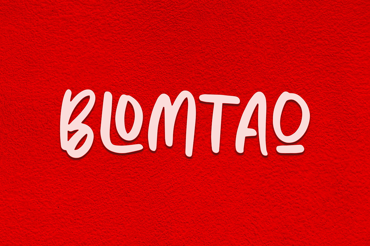 BLOMTAO Brush Font, a Handwritten Font by NTC Graphic (Photo 1 of 8)