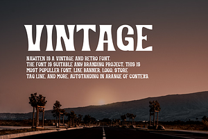 Nawiten - Vintage & Retro Font