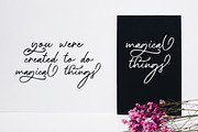Delgian - Handwritten Script Font, a Script Font by Littlehand (Thumbnail 6 of 9)