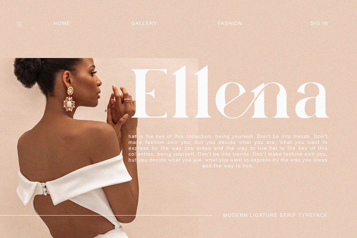 Famous Ligature Typeface, a Serif Font by Graphicxell (Photo 13 of 15)