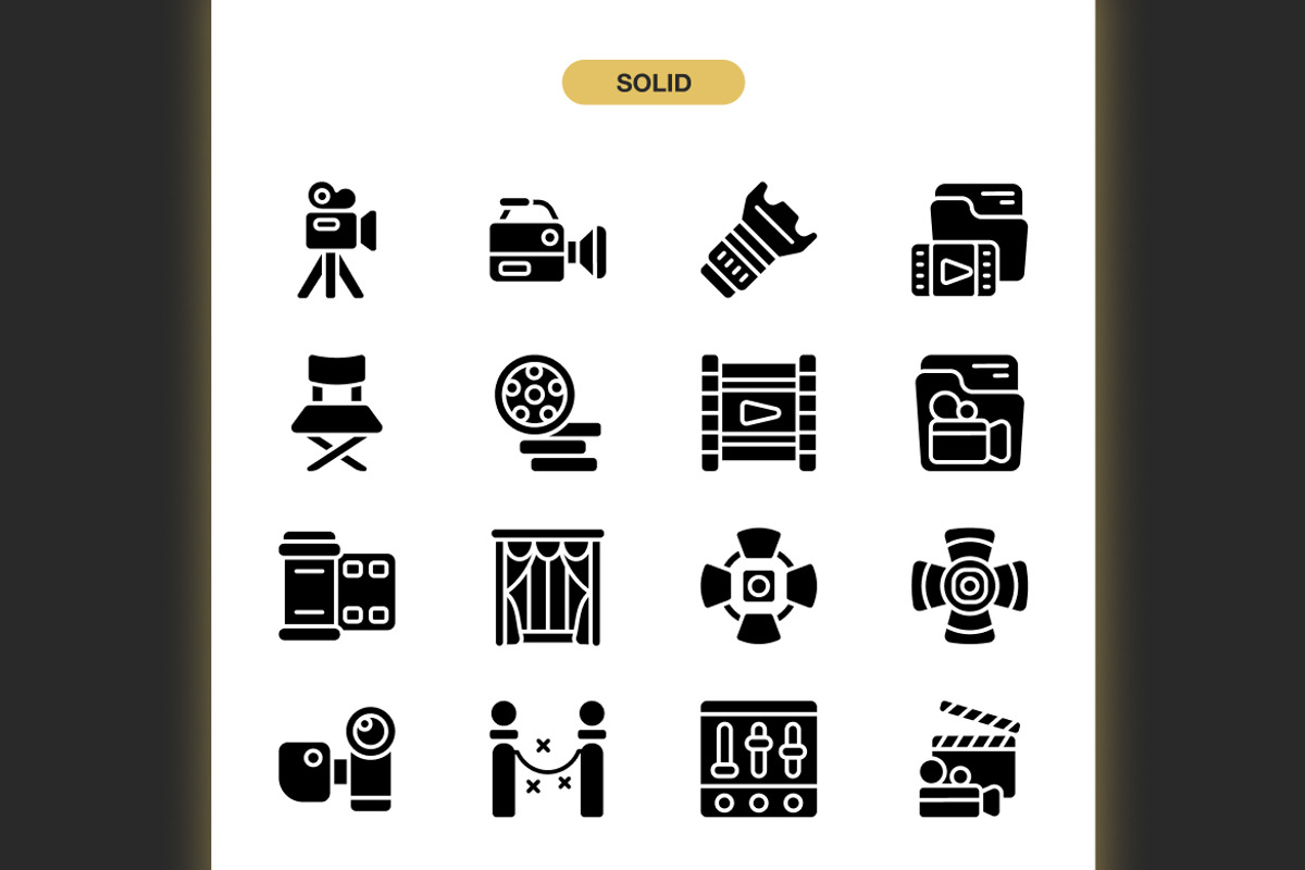 Production Film Icons, an Icon by Spacepixel Creative (Photo 3 of 3)