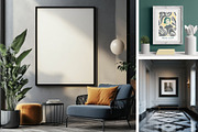 50 Canva Frame Mockups Luxury 4K, a Household Mockup by ARTOZEN DIGITAL (Thumbnail 13 of 15)