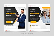 digital marketing social media post, a Social Media Template by graphicbundle (Thumbnail 2 of 3)