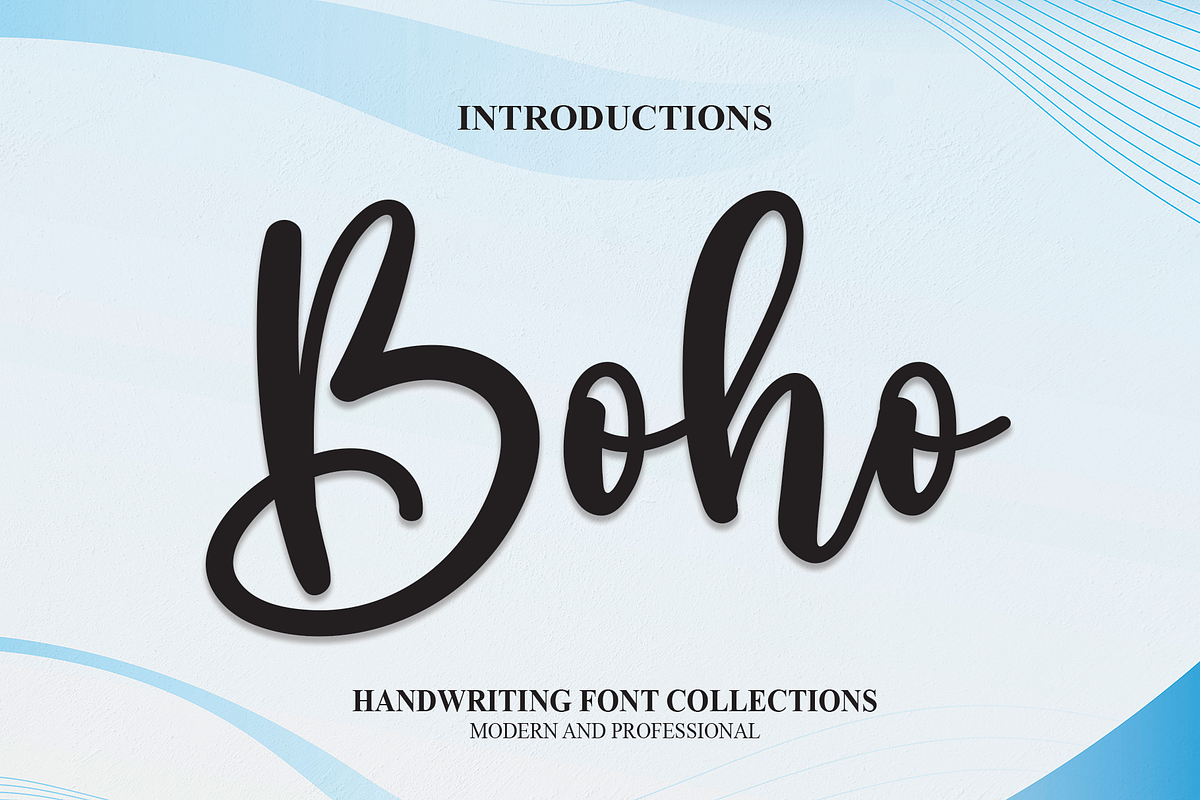 Boho | Script Font, a Script Font by Scratchones (Photo 1 of 6)