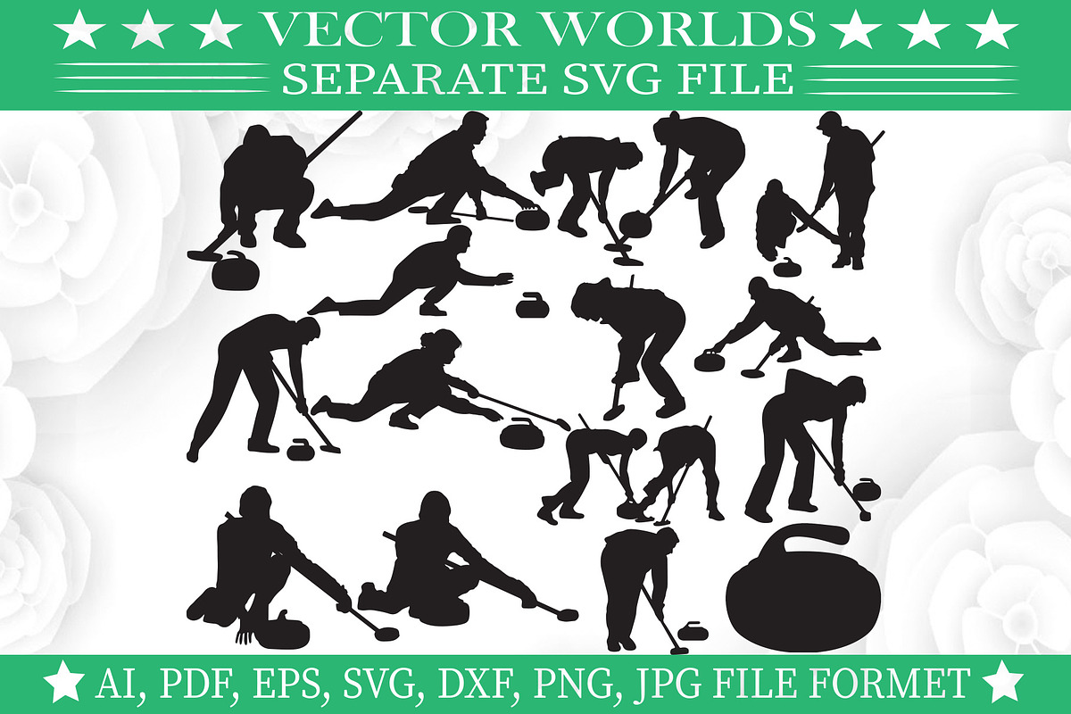 Curling Svg, Sport, Sports Svg, an Object Graphic by VectorWorlds (Photo 3 of 3)