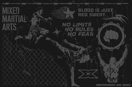 Mixed Martial Arts Pack 1 | Vector