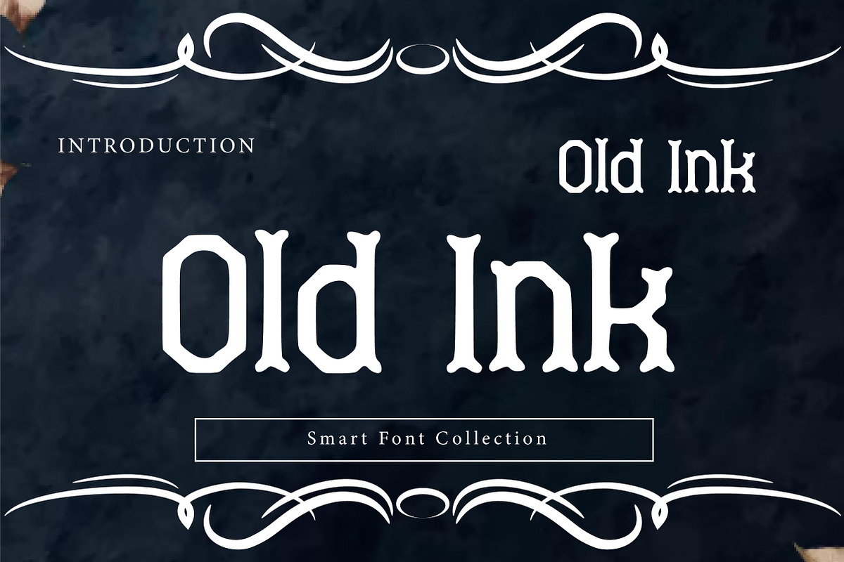 Old Ink, a Blackletter Font by Wow Magic (Photo 1 of 3)