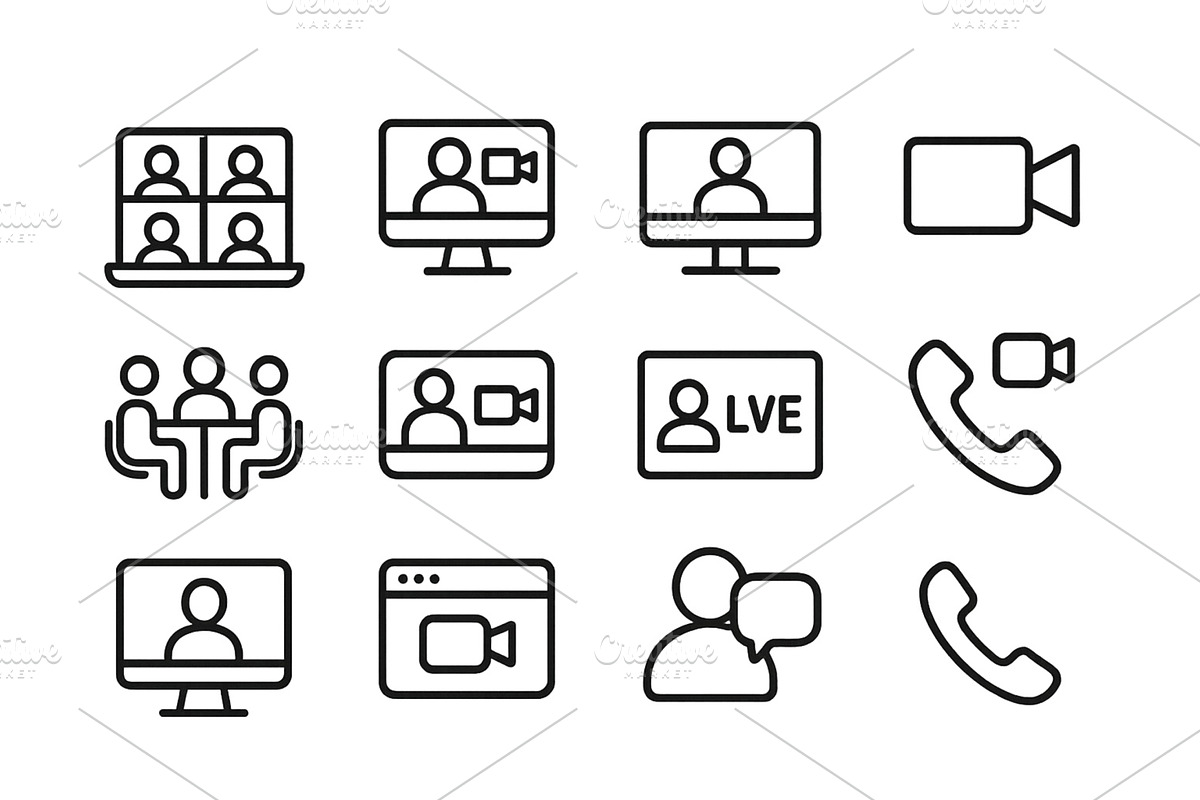 Vector illustration of various video, a Technology Illustration by ZinetroN