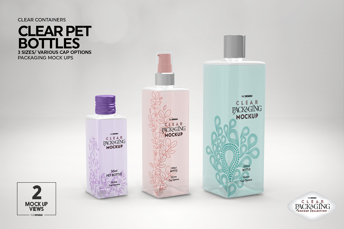 10 Clear Container Packaging Mockups, a Cups & Container Mockup by INCDesign (Photo 18 of 20)