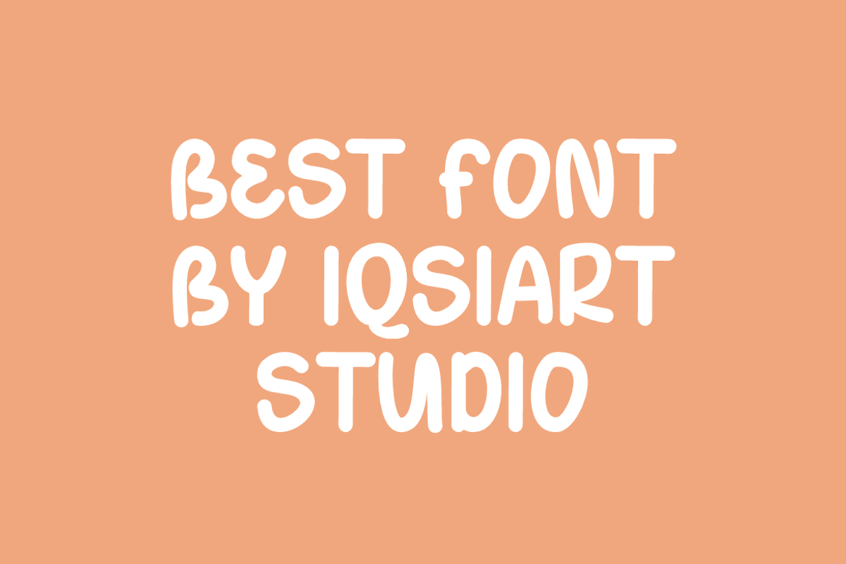 Chiloda Kasila - Kids Font, a Sans Serif Font by Iqsiart Studio (Photo 6 of 6)