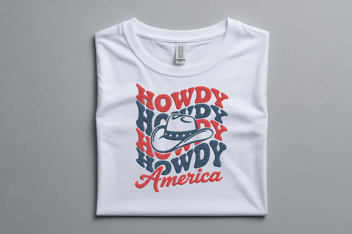 Howdy America Cowboy Embroidery, an Illustration by Purpose Ekbal (Photo 2 of 3)