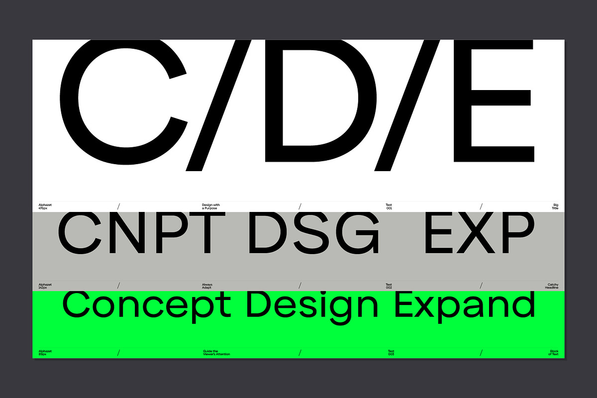 Alphazet Font-Family, a Sans Serif Font by Type Forward (Photo 7 of 8)