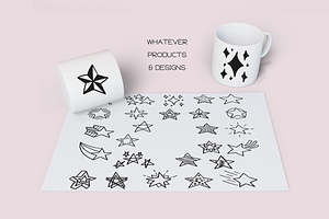 Star Doodles - Dingbats Font