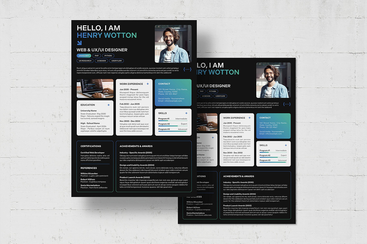 Resume Template, a Resume Template by BrandPacks (Photo 3 of 6)