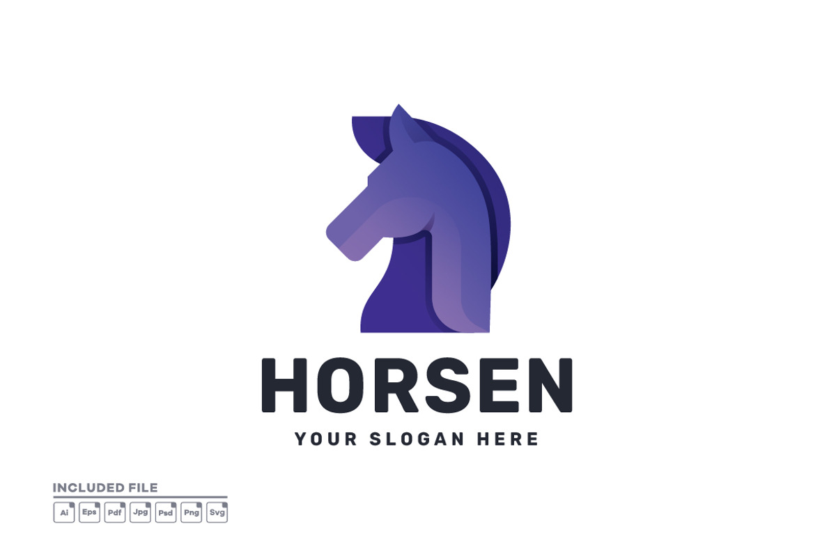 Horse Logo Icon Design Vector, a Branding & Logo Template by yuanesei