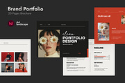 Brand Portfolio Template, a Brochure Template by slidestock55 (Thumbnail 1 of 8)