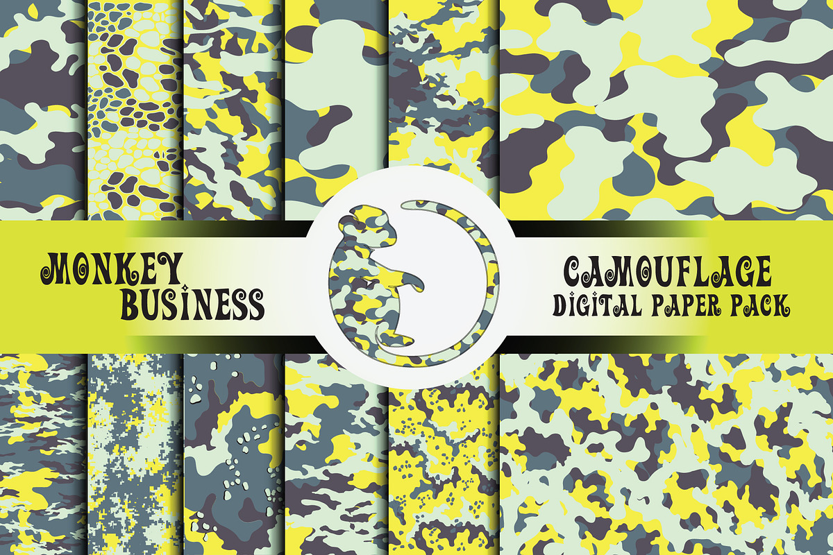 12 high quality camouflage patterns, an Illustration by Monkey Business (Photo 1 of 8)