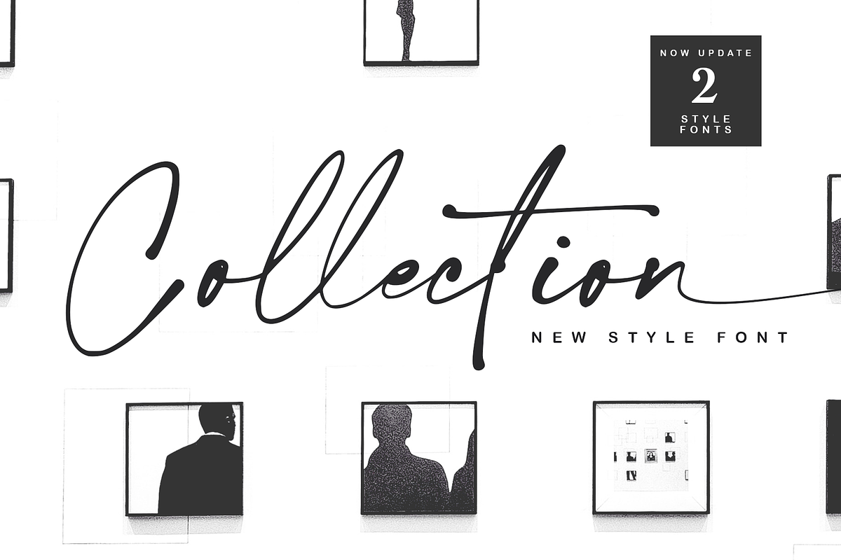 Collection - NEW STYLE, a Script Font by alphArtype (Photo 2 of 16)