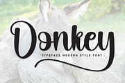 Donkey | Script Font, a Handwritten Font by Scratchones (Thumbnail 1 of 9)
