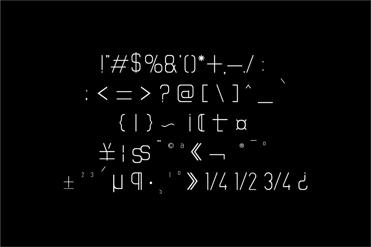 Futuristic, a Font by WAP (Photo 4 of 5)
